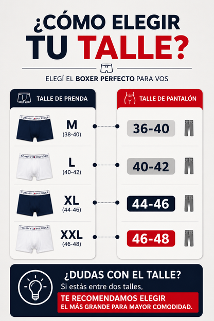 PACK X4 Boxers Tommy Hilfiger
