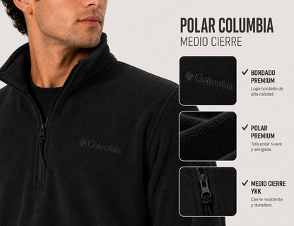 Buzo medio cierre columbia